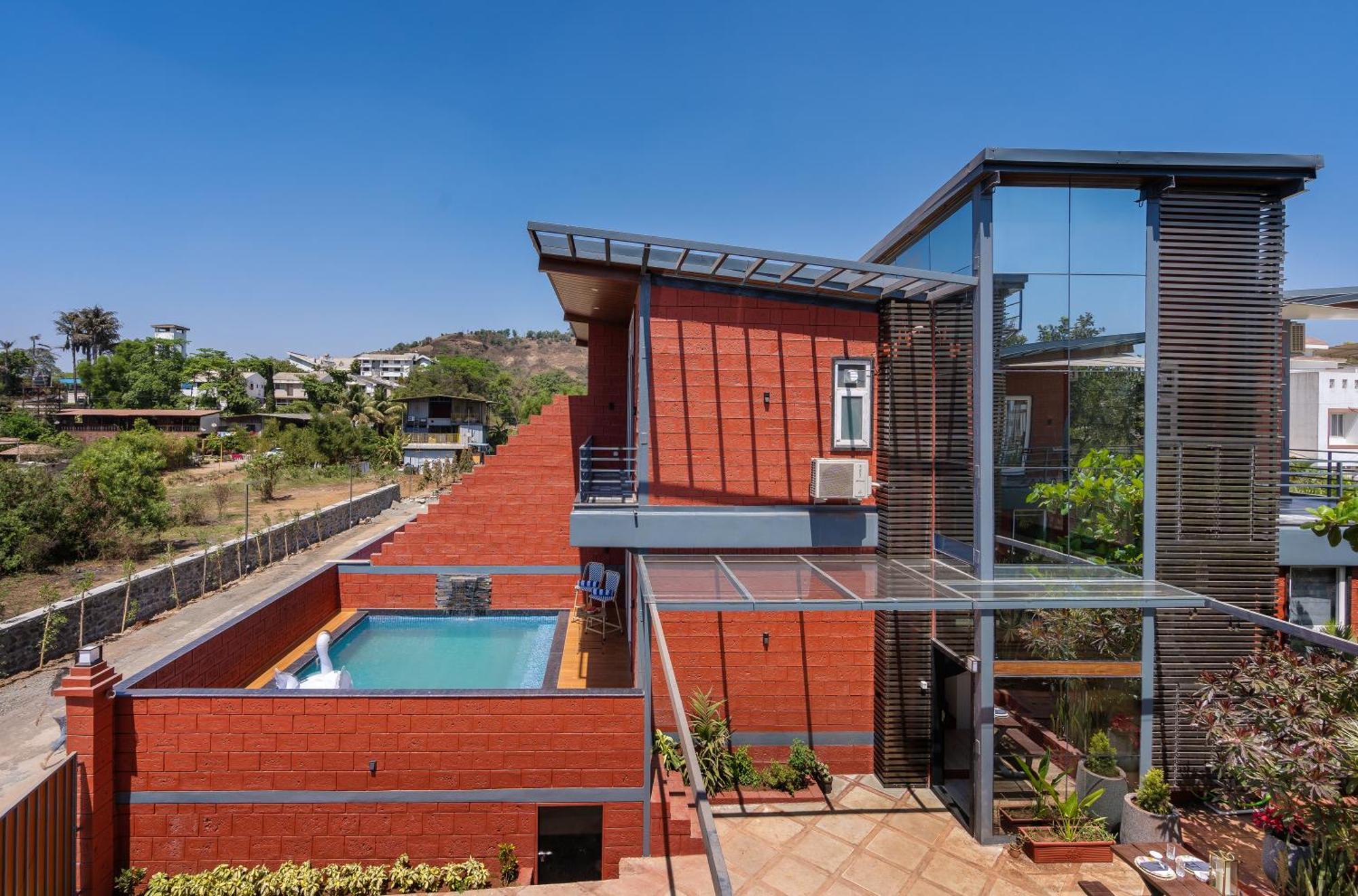 Saffronstays Calvin - 3 Bedroom Pool Villa In לונבלה מראה חיצוני תמונה